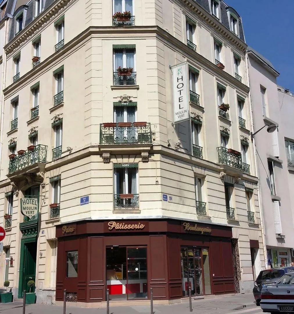 Hotel Moulin Vert Париж